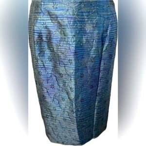Travis Ayer Silk embroidered straight skirt
Formal Wedding guest    Sz 12